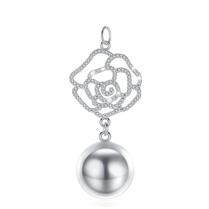 Eudora Harmony Ball Pendant Necklace Pregnancy Chime Ball Mexcian Bola Pendants Wishing Balls Fine Jewelry for Women