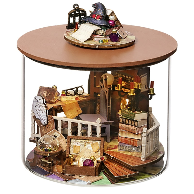 CUTEBEE Doll House Miniature DIY Dollhouse With Furnitures Wooden House Casa Diorama Toys for Children Birthday
