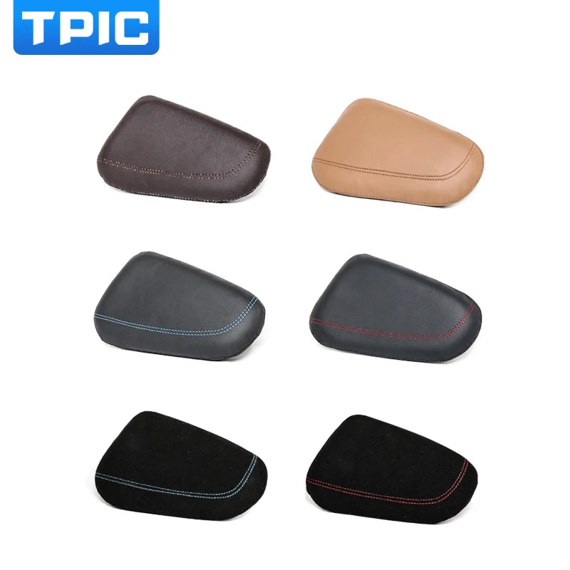 TPIC Leather Leg Cushion Knee Pad for BMW E46 E90 E92 E60 F30 F20 F22 F10 X1 X3 X4 X5 X6 2 3 5 7 Series Interior Car Accessories