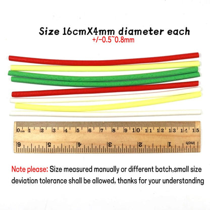 12pcs/Pack 4mm High Density Cylinder Foam With Center Hole for Fishing Float Making Fly Tying Rig Making DIY Etc..