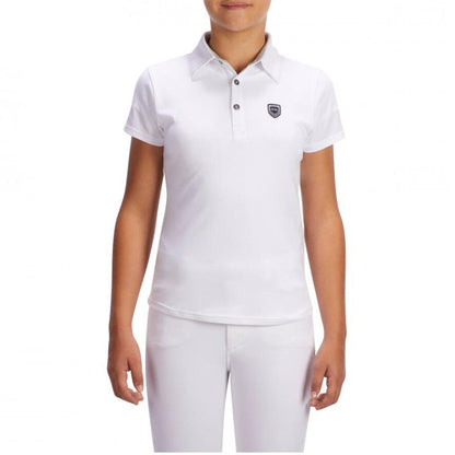 Children's Sports POLO Junior Race Equestrian Short-Sleeved T-Shirt Cotton Children's Equestrian Clothing Top