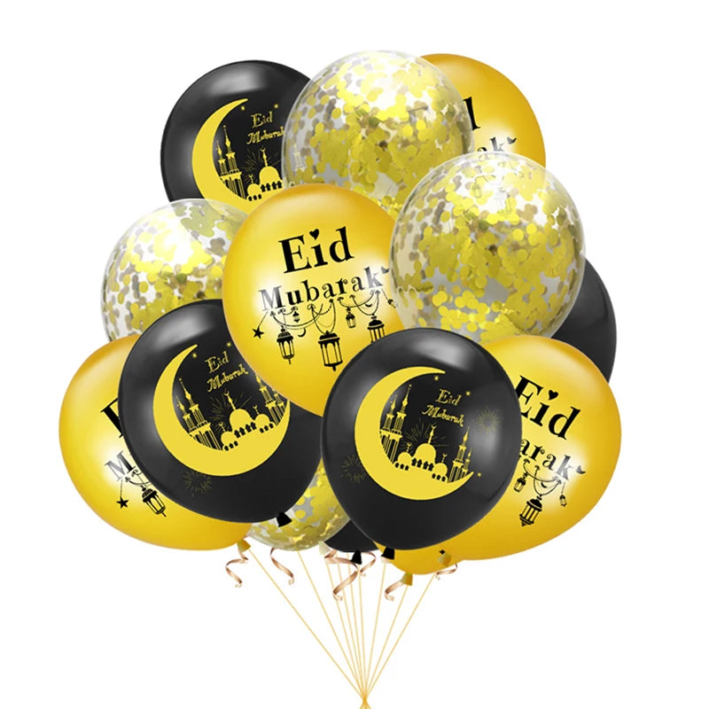 Wooden EID Mubarak Decoration Ramadan Mubarak Ornaments Islamic Muslim Pendant Eid Al Adha Party Supplies Ramadan Kareem