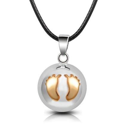 Eudora Harmony Ball Pendant Necklace Pregnancy Chime Ball Mexcian Bola Pendants Wishing Balls Fine Jewelry for Women