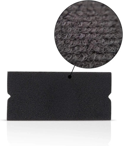 EHDIS Carbon Vinyl Film Car Wrap Felt Fabric for 4" 10cm Squeegee Auto Window Tint Wrapping Scrapers No Scratch Felt Edge Cloth
