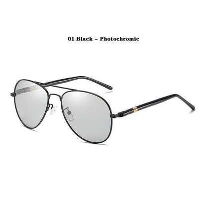 Photochromic Sunglasses Men Women Polarized Chameleon Glasses Men's Change Color Sun Glasses for Man Day Night Vision Eyewear