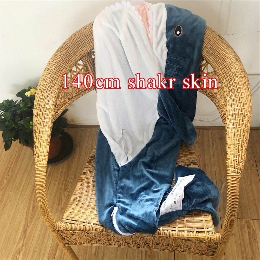 1pc 80/100cm Big Size Shark Plush Toy Soft Stuffed Speelgoed Animal Reading Pillow for Birthday for Children
