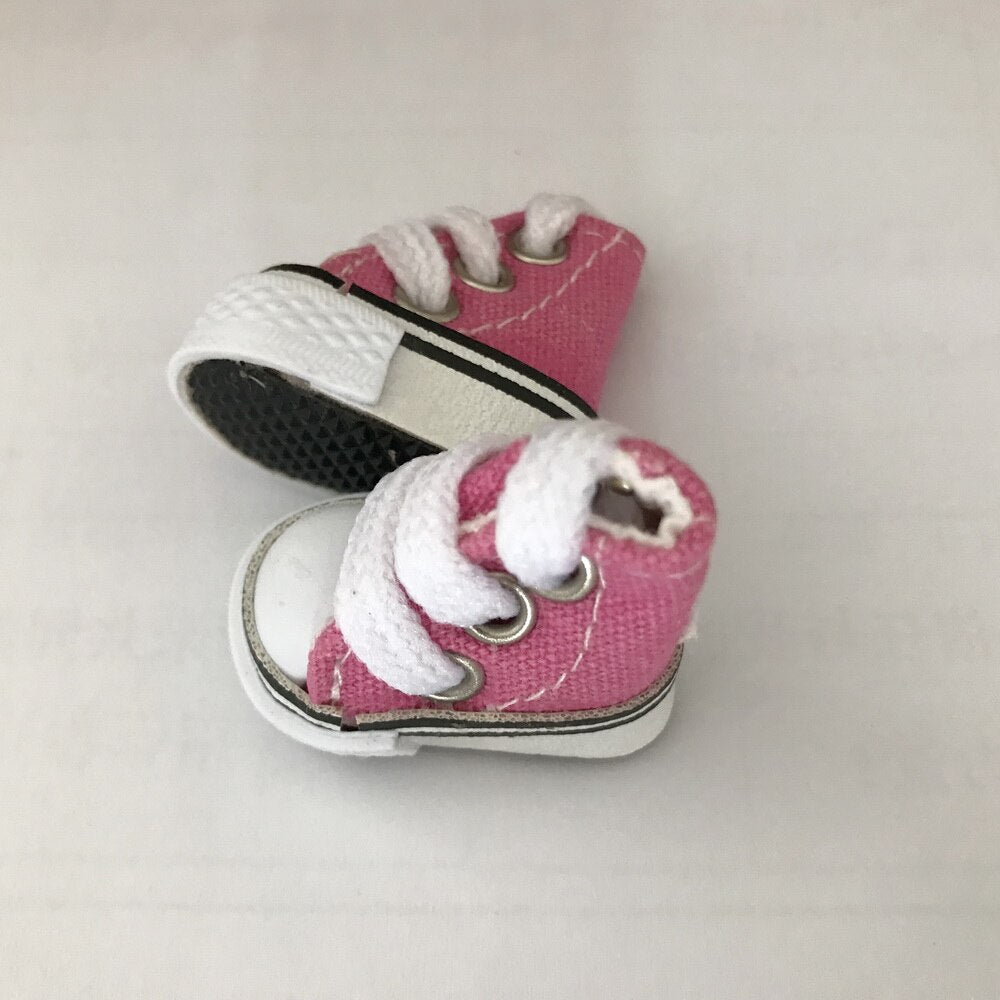 1 Pair 3.5cm Doll Shoes for Blyth Licca Jb Doll Mini Shoes for Russian Doll Sneakers Shoes for 1/12 BJD Doll Doll Accessories