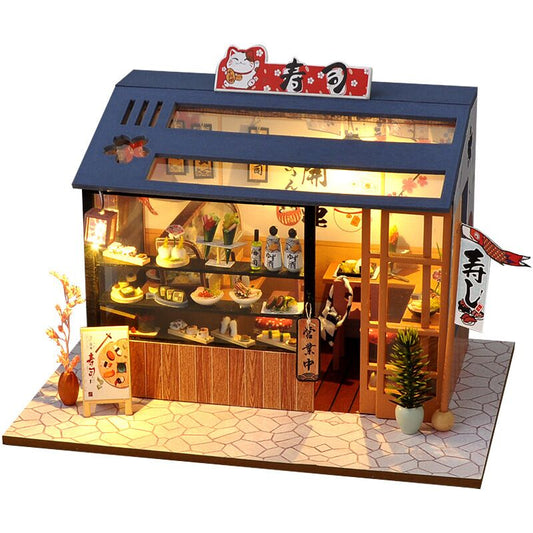 CUTEBEE Doll House Miniature DIY Dollhouse With Furnitures Wooden House Casa Diorama Toys for Children Birthday