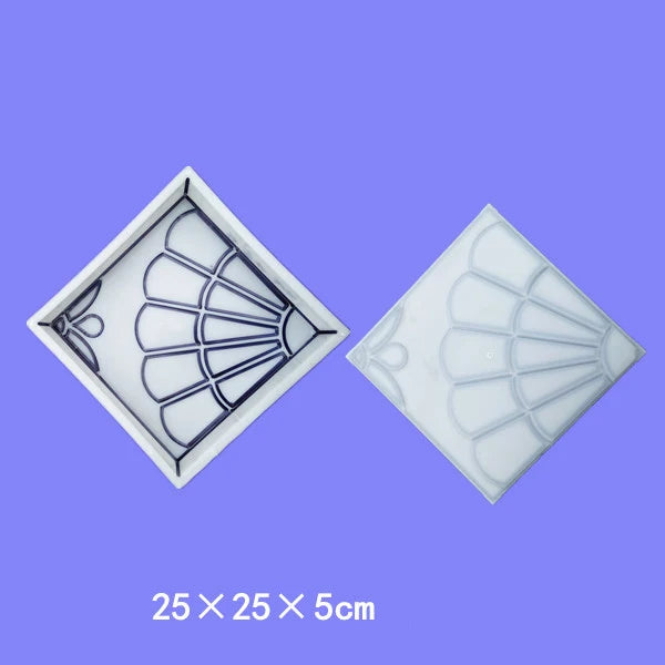 DIY Path Maker Concrete Mold Pavement Plastic Path Paving Cement Brick the Stone Road Paving Moulds Tool for Garden Decoration