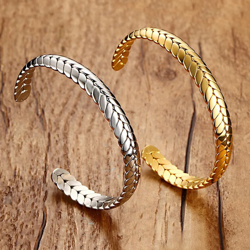 Men's Bracelet,Old Oxidized Gray Braided Cuff Bracelets,Stainless Steel Industrial Style Braslet Bangle, Vintage Jewelry