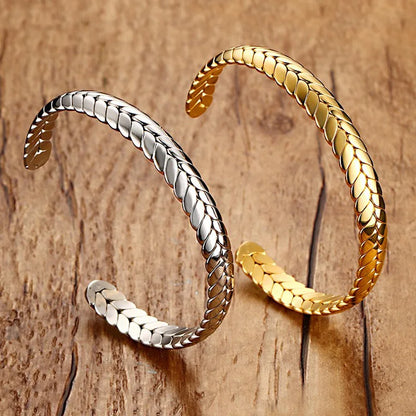 Men's Bracelet,Old Oxidized Gray Braided Cuff Bracelets,Stainless Steel Industrial Style Braslet Bangle, Vintage Jewelry