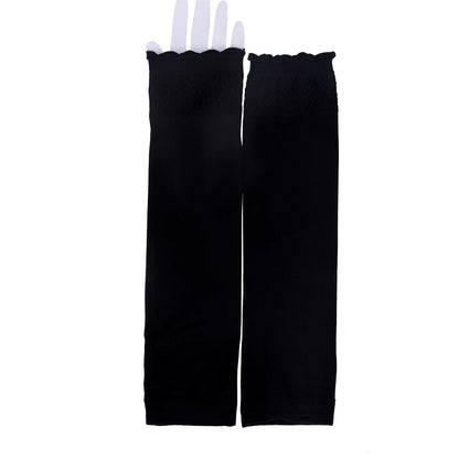 Islamic Muslim Sleeves Gloves Arm Cover Hijab Stretchy Fabric Arab Sleeves New Elastic Sun Protection Arm Warmer Middle East