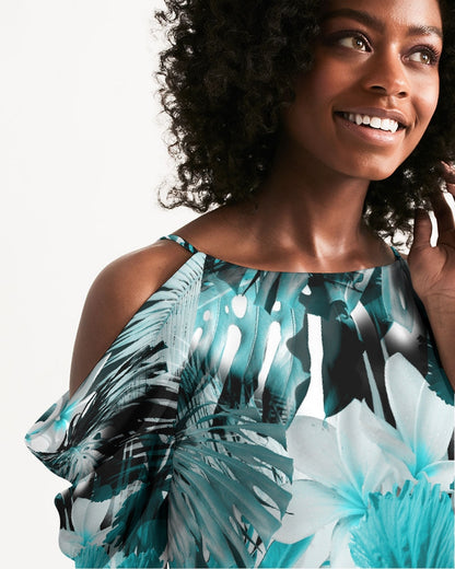 Women's My Sundays Casual Open Shoulder A-Line Dress