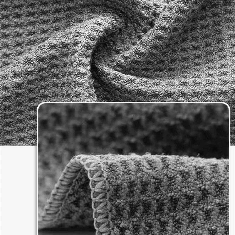 Lucullan Magic Power Super Absorbancy Waffle Weave Cloth 30X40CM 380GSM Microfiber Towels for Glass Paint and Interior
