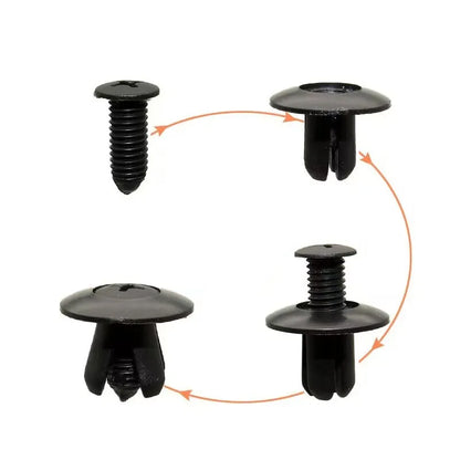 20Pcs 6mm 7mm 8mm 9mm 10mm 5mm Screw Plastic Fastener Bumper Fender Clip Buckle for Audi Toyota VW Buick Honda Renault Nissan