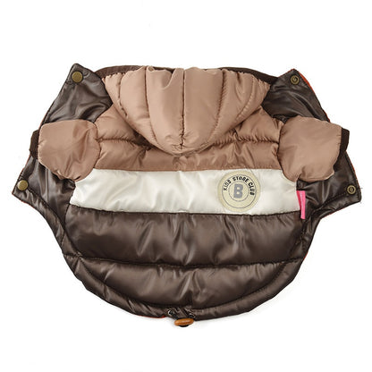 Autumn Winter Pet Clothes for Dogs Waterproof Hooded Dog Coat Jacket Warm Puppy Pet Clothing Chihuahua French Bulldog Clothes