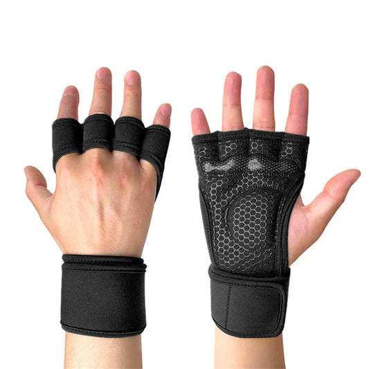 Gym Gloves Anti-Slip Dumbbell Kettle Fitness Gloves Yoga Bodybuilding Workout Weightlifting Crossfit Training