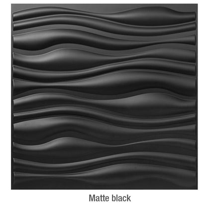 9.8ft/3m 12pcs 50x50cm 3D Wall Sticker Decor Blinds Line Living Room Wallpaper Mural Waterproof 3D Wall Panel Bathroom Kitchen