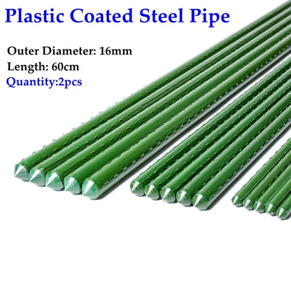 2pcs 11 16mm Plastic Gardening Pillar Connectors Vegetable Climbing Plants Brackets Trellis Awnings Pipe Pole Connect Joints