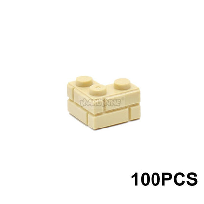 MARUMINE 150PCS 1x3 Wall Bricks Cube Idea Part House Build Block Parts 3622 Compatible Accessories DIY Assembly MOC Street View