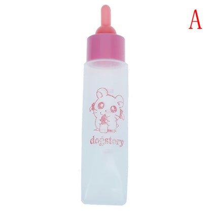 1pcs Pet Milk Bottle 30ml Silicone Nipple Small Animal Feeding Hamster Cat Dogs Puppy