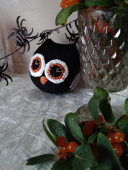 Halloween Owl Baby Rattle