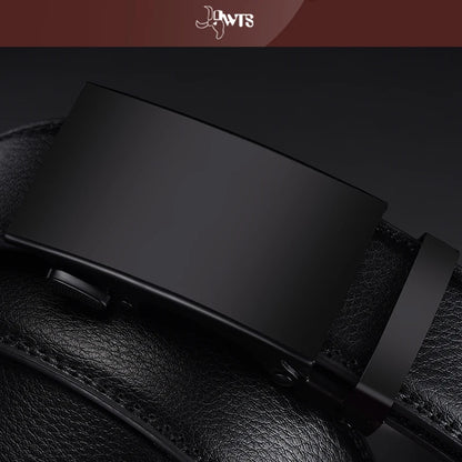 Leather Belts for Men Automatic Male Belts Cummerbunds Leather Belt Men Black Belts Cinturon Hombre