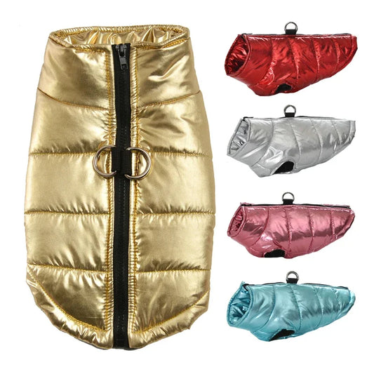 Clothes for Small Dogs Waterproof Big Dog Vest Jacket Autumn Winter Warm Pet Dog Coat Clothing for Dogs Chihuahua French Bulldog