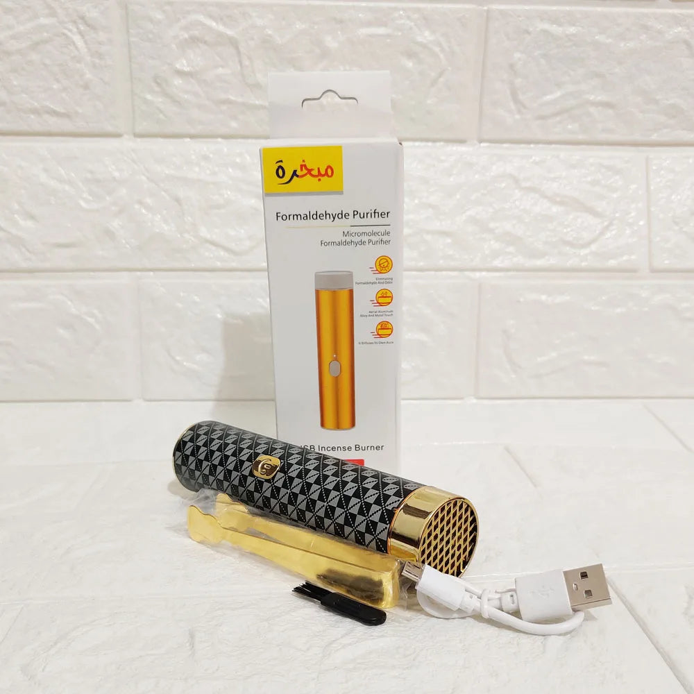 Portable Electric Incense Burner, Arabic Car Burner, USB Power, Ramadan, Muslim, Mini