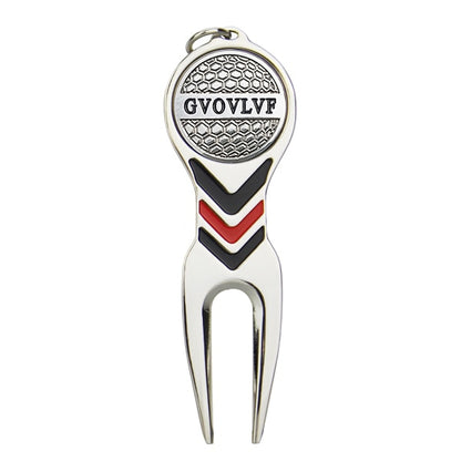 1 Pcs Golf Repair Tool Golf Divot Repair Tool Magnet With Golf Marker Key Chain Liner Clip Drop Shiping