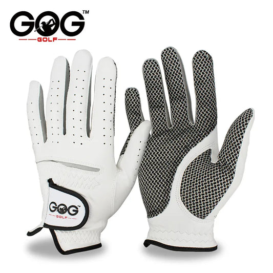 Pack 1 Pcs Golf Gloves Men Left/Right Hand Soft Breathable Pure Sheepskin Leather With Anti-Slip Granules Men Golf Glove