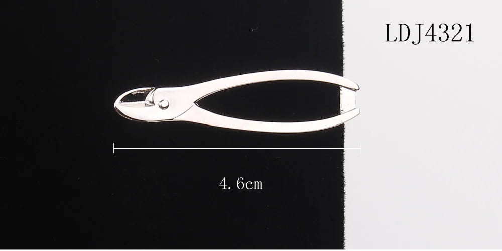 Tie Clip for Men Classic Meter Tie Pin Copper Tie Bar Quality Enamel Tie Collar Pin Crystal Business Corbata
