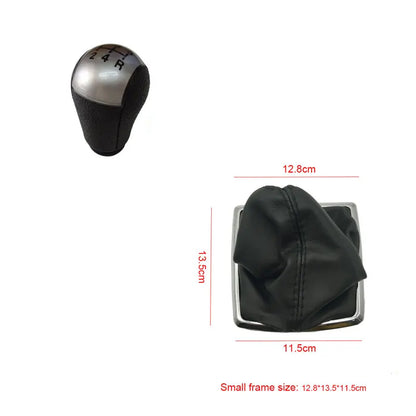 5/ 6 Speed Gear Shift Knob With Leather Boot for Ford Focus MK2 II FL 2005 2006 2007 2008 2009 2010 2011 2012 2013 2014