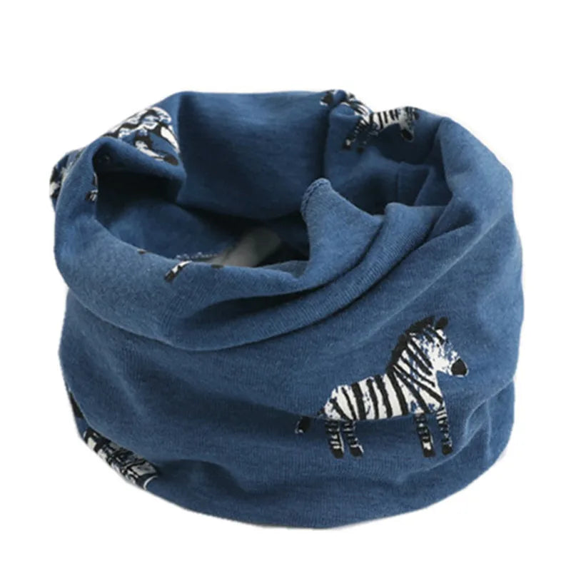 New Autumn Winter Girls Cotton Scarf Kids Scarf Bibs LIC Boys Girls Scarves Lovely Kids Collar Children Bufandas O Ring Scarf
