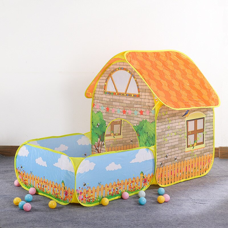 Play Tent Toys Ball Pool for Children Kids Ocean Balls Pool Garden House Foldable Kids Toy Tents Playpen Tunnel Play House