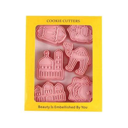 Ramadan Decoration EID Mubarak Biscuit Mold Cookie Cutter DIY Islamic Muslim Party Decor Al Adha Ramadan Kareem Eid Mubarak 2024
