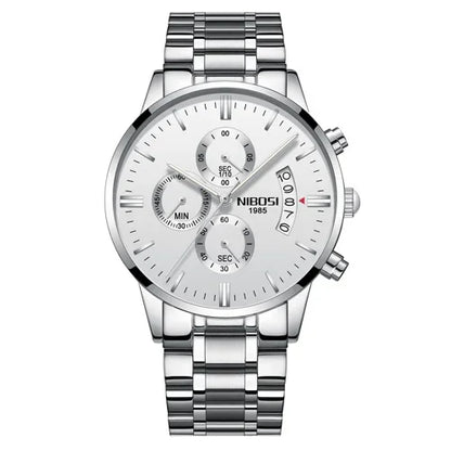 NIBOSI Relogio Masculino Men Watches Luxury Famous Top Brand Men's Fashion Casual Dress Watch Military Quartz Wristwatches Saat