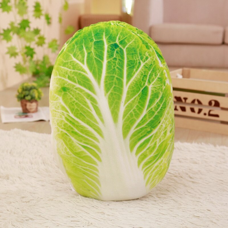 Babiqu Simulation Vegetables Shape Plush Toys Stuffed Pillow Cushion Plush Toys Nap Pillow Broccoli for Kid's Christmas