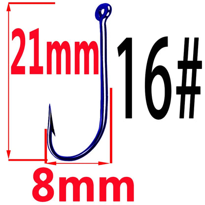 50pcs Fishing Hooks Fishing Tackle Durable Fishhooks Carp Barbed Hook Ocean River Lake  Bait Lure Fish Tool