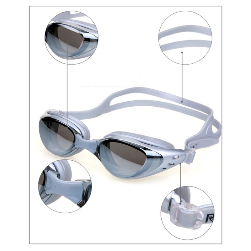 Male Female Swimming Goggles Glasses Waterproof Men Anti Fog Unisex Adult Swimming Diving Frame Pool Sport Eyeglasses Spectacles