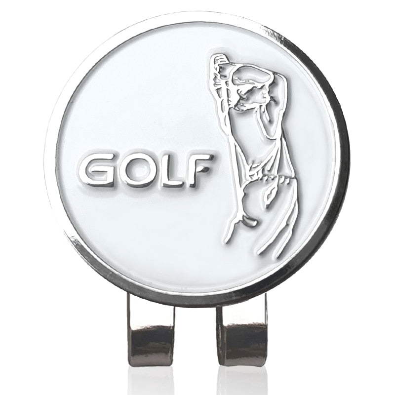 New Golf Ball Mark+Golf Hat Clip Magnetic Alloy Marker Golf Accessories Eagle Tiger One Putter Flog Wine Glass Lucky Clover