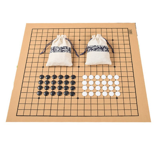 Standard Go Chess Use for Match 19 Line 361pcs Chessman Go Chess Game  Diameter 2.2cm Leather Chessboard Cloth Bag Weiqi Toy