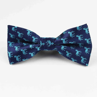 Plaid Children Bowtie Polester Bowties Baby Kid Kids Classical Pet Striped Butterfly Bow Tie Elk Bike Umbrella Dog Car