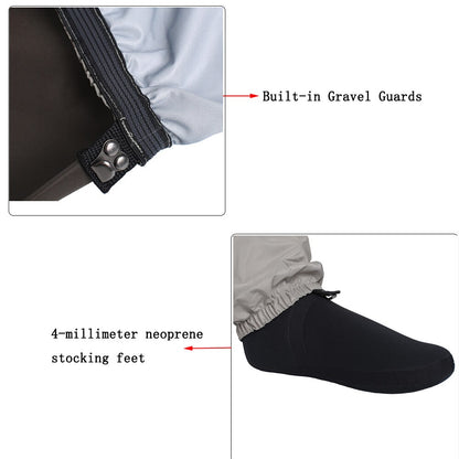 Men's Fishing Chest Waders Breathable Stocking Foot Wader Lightweight Convertible Hunting Wading Pants  Kit for Fly Fishing
