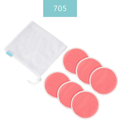 HappyFlute Super Absorbency Bamboo Nursing Pads Mum Use With Laundry Bag Waterproof Washable Feeding Pad Reusable Breast Pads