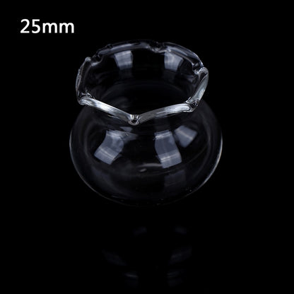 1PCS 1:12 Pet a Glass Bowl for Fish Tank Pole Nets Dollhouse Miniature 1/12 Doll House Decor Accessories