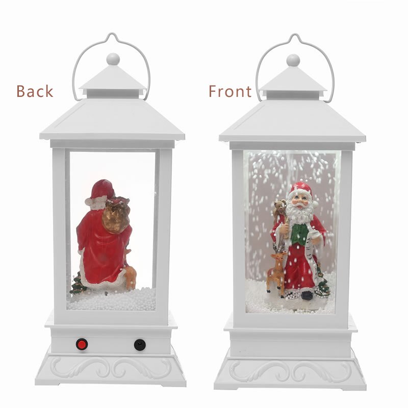 Christmas Decorations Western Style Snow Street Light With Music Merry Christmas Decoration for Garden