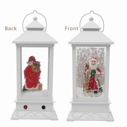 Christmas Decorations Western Style Snow Street Light With Music Merry Christmas Decoration for Garden