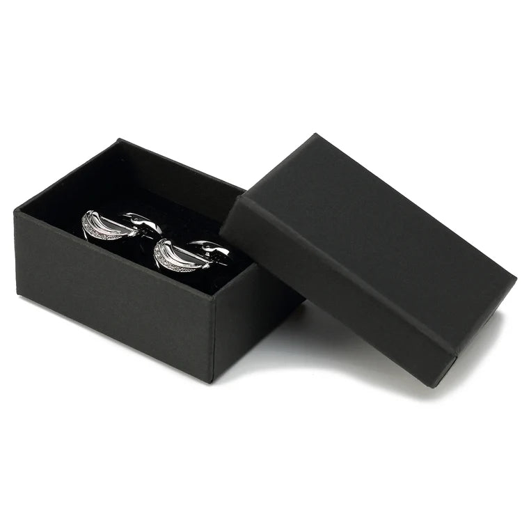 Low-Key Luxury Blue Glass Cufflinks for Mens Lepton Brand High Quality Square Crystal Cufflinks Shirt Cuff Links Relojes Gemelos