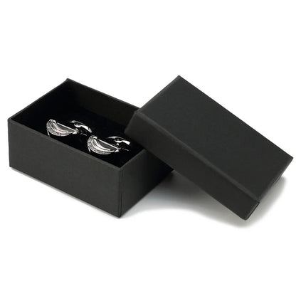 Low-Key Luxury Blue Glass Cufflinks for Mens Lepton Brand High Quality Square Crystal Cufflinks Shirt Cuff Links Relojes Gemelos